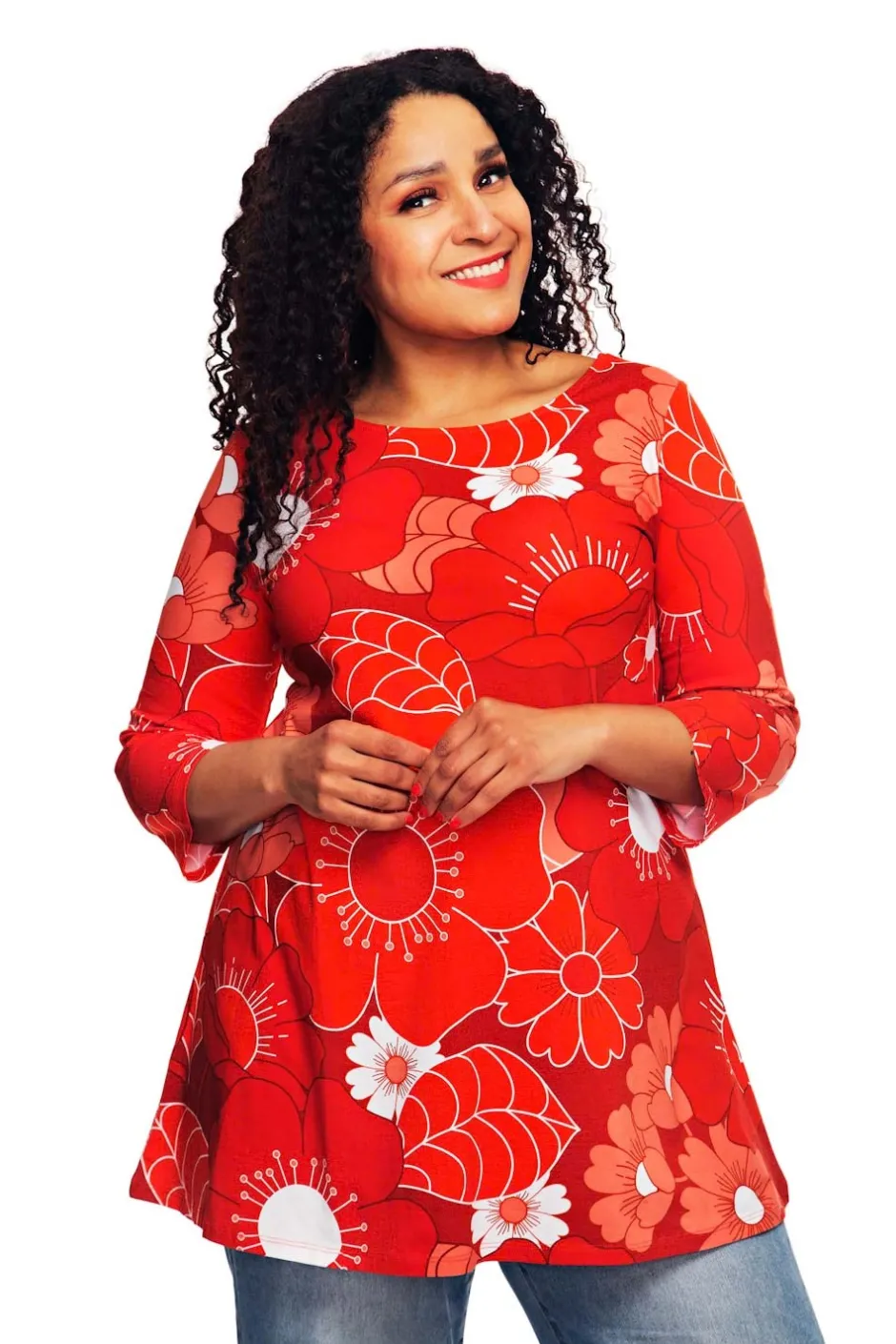 Outlet Anita tunika 1960 Röd Toppar | Klänningar