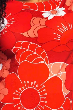 Outlet Anita tunika 1960 Röd Toppar | Klänningar