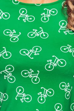 Hot Anita tunika Cykeltur Grön Toppar | Klänningar