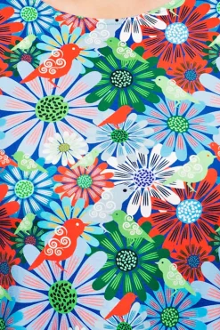 Fashion Anita tunika Fågeltivoli Blå Toppar | Klänningar