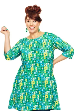 Online Anita tunika Ängsmark Turkos Toppar