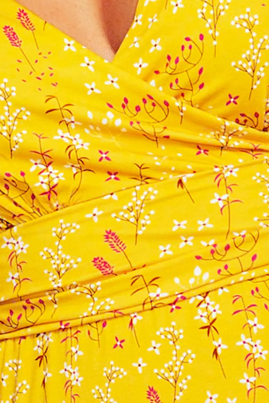 New Anna klänning Ängsblom Gul Klänningar