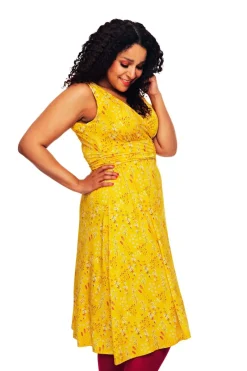 New Anna klänning Ängsblom Gul Klänningar