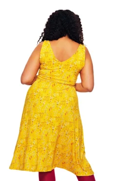 New Anna klänning Ängsblom Gul Klänningar