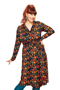 Sale Anna-Klara klänning Nostalgi Orange Klänningar