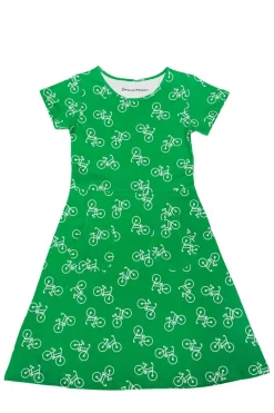 Sale Asta MINI klänning Cykeltur Grön Barn Barnkläder