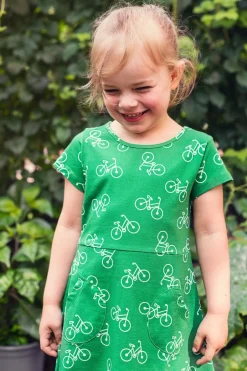 Sale Asta MINI klänning Cykeltur Grön Barn Barnkläder