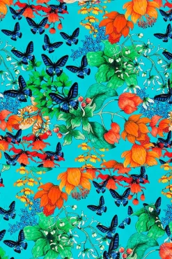 Outlet Asta MINI klänning Fjärilar Barn Barnkläder