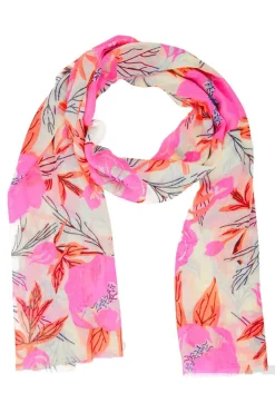 Online Bomullssjal Peony off white Halsdukar & Sjalar