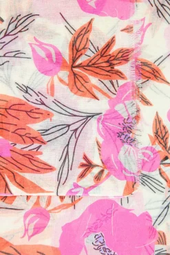 Online Bomullssjal Peony off white Halsdukar & Sjalar