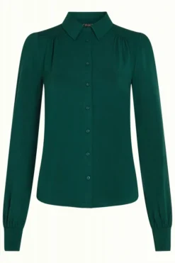 Clearance Carina blus Urban green Toppar