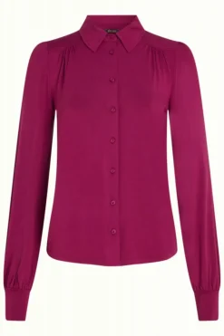 Discount Carina blus Wild fuchsia Toppar