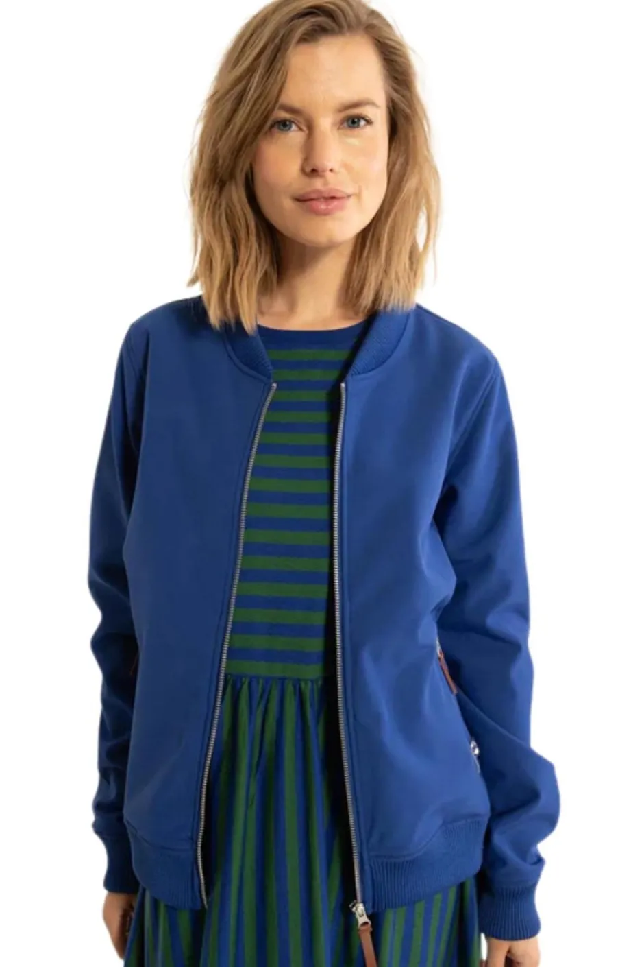 Online Danebea Softshell Bomber Deep blue Jackor