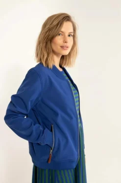 Online Danebea Softshell Bomber Deep blue Jackor