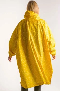 Fashion Danedream regnponcho Fleurie dark yellow Jackor