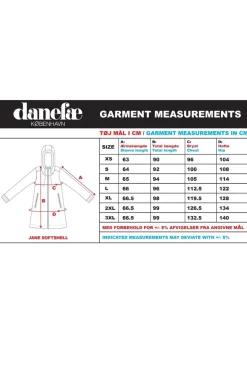 Best Danejane softshelljacka Dark Khaki Jackor
