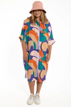 Hot Danetiki klänning Purple Trops Klänningar