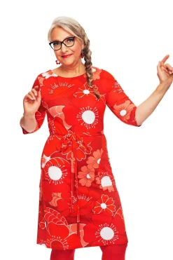 Clearance Doris klänning 1960 Röd Klänningar