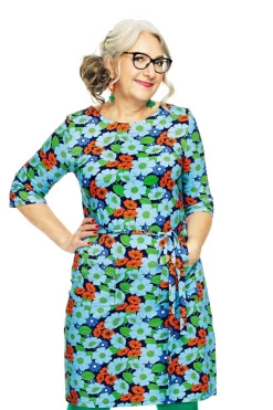 Hot Doris klänning Humlesurr Blå Klänningar