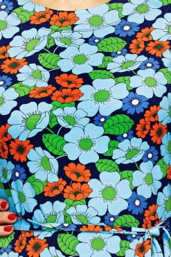 Hot Doris klänning Humlesurr Blå Klänningar