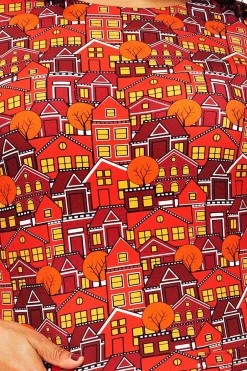 New Doris klänning Vår gata orange Klänningar