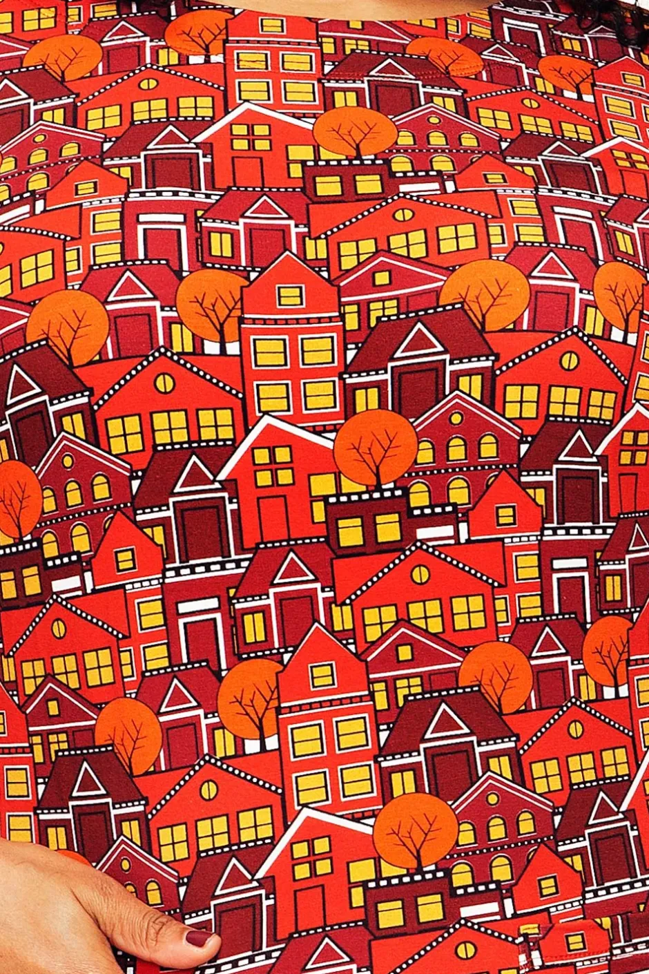 New Doris klänning Vår gata orange Klänningar