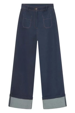 Best Down town Girl byxor blue Byxor