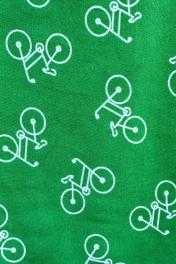 Online Ekologiskt trikåtyg Cykeltur Grön Tyg