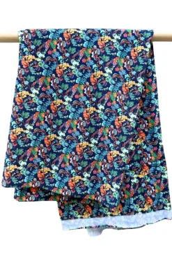 Sale Ekologiskt trikåtyg Evighet Blå MINI Tyg