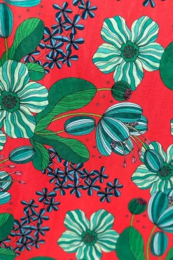 Discount Ekologiskt trikåtyg Karamell Korall Tyg