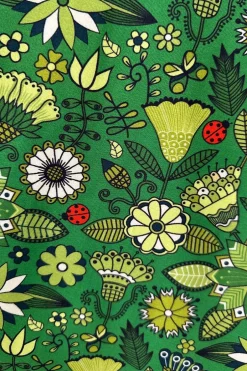 Online Ekologiskt trikåtyg Nyckelpiga Tyg