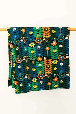 Outlet Ekologiskt trikåtyg Växtkraft Grön Tyg