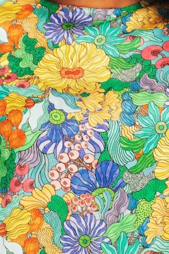 Fashion Elsie topp Illusion Färgglad Toppar