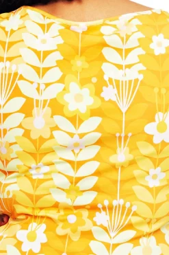 New Elvira topp Växtkraft Gul Toppar