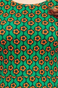 Clearance Ester klänning Sekund grön Klänningar