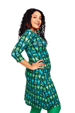 Online Ester klänning Timglas grön Klänningar