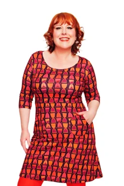 Sale Ester klänning Timglas lila Klänningar