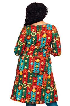 Clearance Ester klänning Växtkraft brun Klänningar