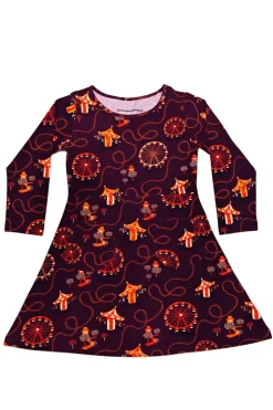 Hot Ester MINI klänning Tivoli Plommon Barn Barnkläder