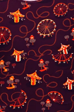 Hot Ester MINI klänning Tivoli Plommon Barn Barnkläder