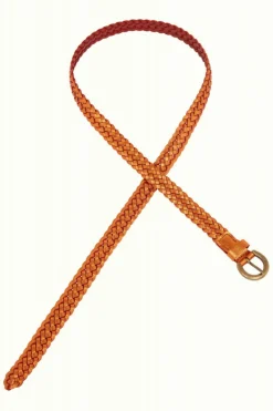 Clearance Glitter flätat bälte Umbre Väskor & Skärp