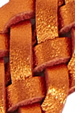 Clearance Glitter flätat bälte Umbre Väskor & Skärp