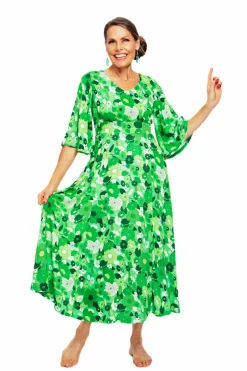 Sale Greta klänning Fred Grön Klänningar