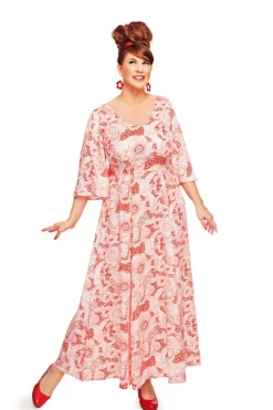 New Greta klänning Rörelse Röd Klänningar