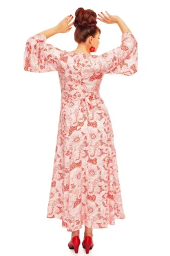 New Greta klänning Rörelse Röd Klänningar