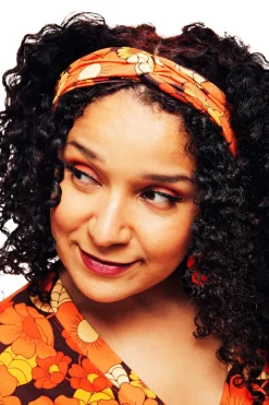 Best Hedda hårband 1970 orange Hårband