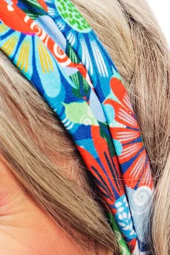 New Hedda hårband Fågeltivoli Blå Hårband