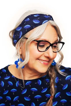 Outlet Hedda hårband Paraply Blå Hårband