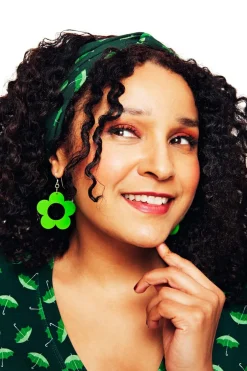 New Hedda hårband Paraply Grön Hårband