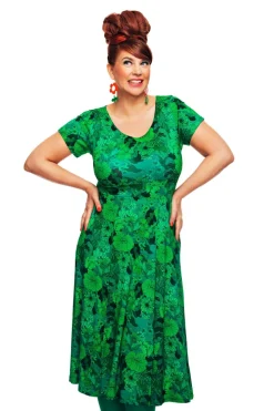 Clearance Hedvig klänning Illusion Grön Klänningar